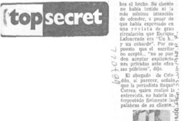 Tergiversación? Tergiversación?