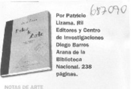Notas de arte. Notas de arte.