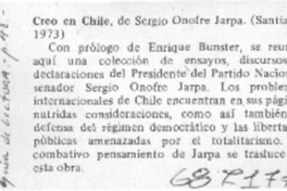 Creo en Chile.