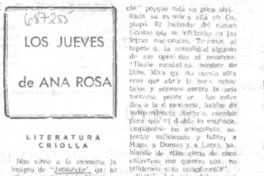 Literatura criolla Literatura criolla