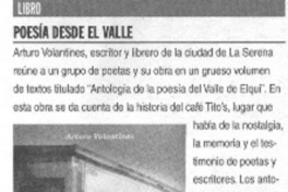 Poesía desde el Valle.
