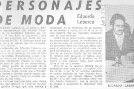 Personajes de moda.