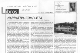 Narrativa completa Narrativa completa