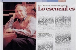 Lo esencial es invisible a los ojos : [entrevista]