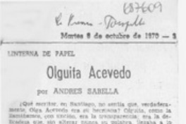 Olguita Acevedo Olguita Acevedo