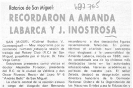Recordaron a Amanda Labarca y J. Inostrosa. Recordaron a Amanda Labarca y J. Inostrosa.