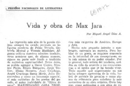 Vida y obra de Max Jara