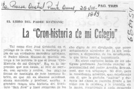 La "cron-historia de mi colegio" La "cron-historia de mi colegio"