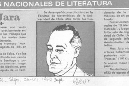 Max Jara. Max Jara.