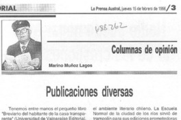 Publicaciones diversas