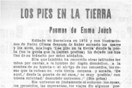Los pies en la tierra Los pies en la tierra