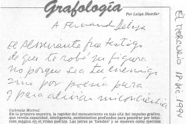 Grafología