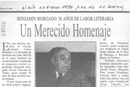 Un merecido homenaje Un merecido homenaje