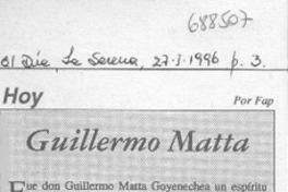 Guillermo Matta Guillermo Matta