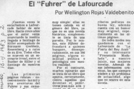 El "Führer" de Lafourcade El "Führer" de Lafourcade