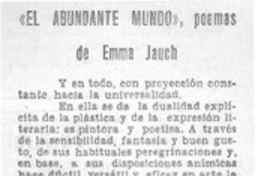 El abundante mundo