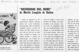 Recuerdos del nene.