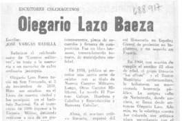 Olegario Lazo Baeza Olegario Lazo Baeza