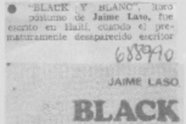 Black y blanc Black y blanc