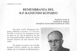 Remembranza del R.P. Raimundo Kupareo Remembranza del R.P. Raimundo Kupareo