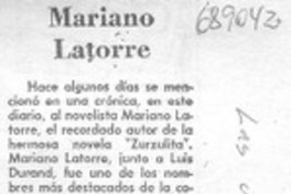 Mariano Latorre Mariano Latorre