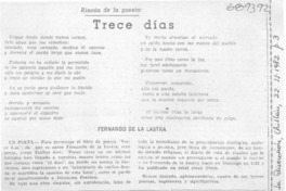 Trece días.