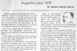 Augurios para 1978 Augurios para 1978