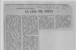 La Casa del poeta.