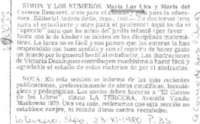 Simón y los números.
