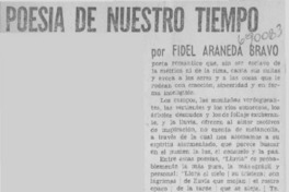 Poesía de nuestro tiempo Poesía de nuestro tiempo