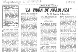 La Vuida de Apablaza La Vuida de Apablaza