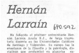 Hernán Larraín. Hernán Larraín.