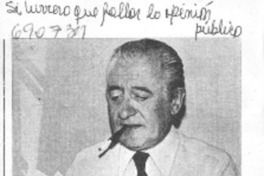 Alejandro Magnet, comentarista internacional.