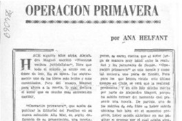 Operación primavera Operación primavera