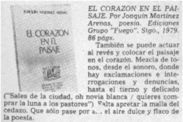 El corazón en el paisaje. El corazón en el paisaje.