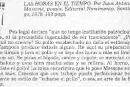 Las horas en el tiempo Las horas en el tiempo