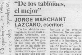 De los tabloides, el mejor. De los tabloides, el mejor.