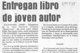 Entregan libro de joven autor. Entregan libro de joven autor.
