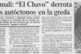 Quinchamalí, "El Chavo" derrota a motivos autóctonos en la greda. Quinchamalí, "El Chavo" derrota a motivos autóctonos en la greda.