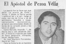 El apóstol de Pezoa Véliz El apóstol de Pezoa Véliz