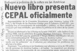 Nuevo libro presenta CEPAL oficialmente. Nuevo libro presenta CEPAL oficialmente.