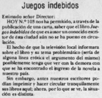 Juegos indebidos"