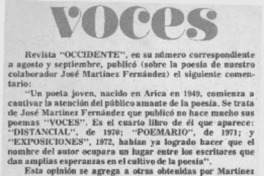 Voces. Voces.
