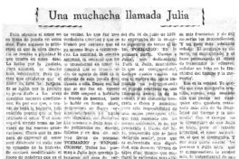 Una muchacha llamada Julia