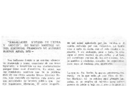 Magallanes, síntesis de tierra y gentes Magallanes, síntesis de tierra y gentes