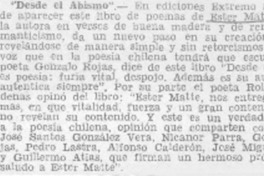 Desde el abismo. Desde el abismo.