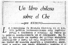 Un libro chileno sobre el Che Un libro chileno sobre el Che