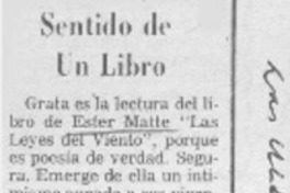 Sentido de un libro