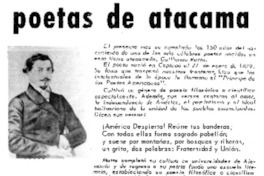 Poetas de Atacama.