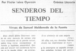 Senderos del tiempo Senderos del tiempo